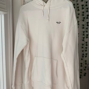 Hollister mens “must have collection” cream hoodie size M